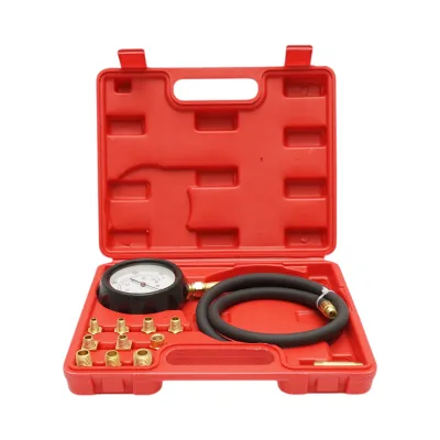 Kit tester pressione olio motore 0-35 bar universale 12 pezzi