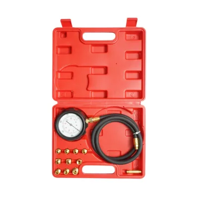 Kit tester pressione olio motore 0-35 bar universale 12 pezzi - immagine 2