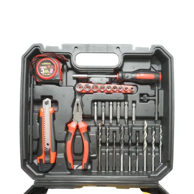 Kit trapano a percussione 600W, 220V, mandrino da 13 mm, velocità 3300 giri/min con 38 pezzi di utensili e attrezzi Breckner Germany - immagine 6