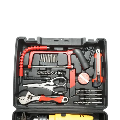 Kit trapano a percussione 600W, 220V, mandrino da 13 mm, velocità 3300 giri/min con 47 pezzi di utensili e attrezzi Breckner Germany - immagine 5