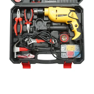 Kit trapano a percussione 600W, 220V, mandrino da 13 mm, velocità 3300 giri/min con 66 pezzi di utensili e attrezzi Breckner Germany - immagine 6