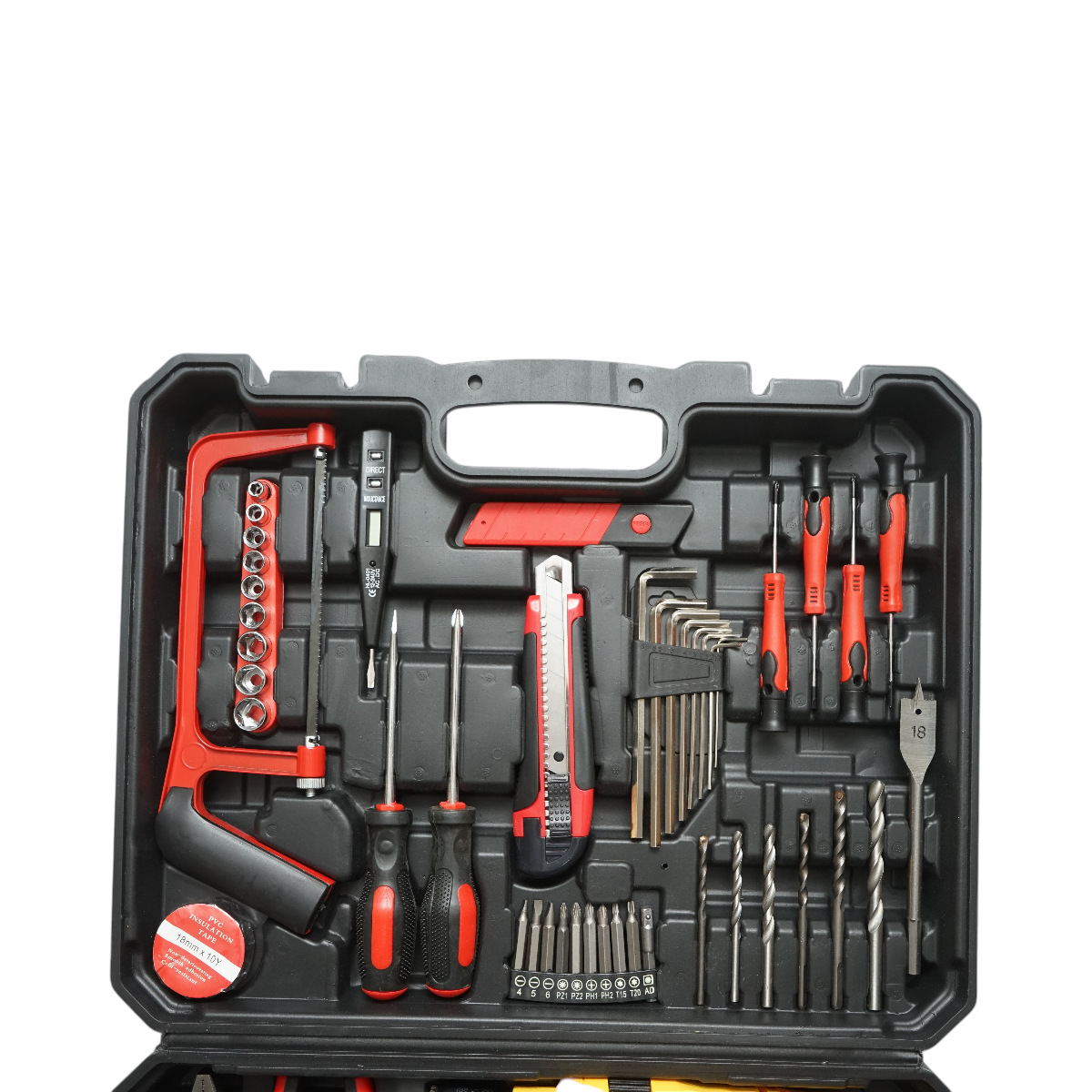 Kit trapano a percussione 600W, 220V, mandrino da 13 mm, velocità 3300 giri/min con 66 pezzi di utensili e attrezzi Breckner Germany - immagine 5