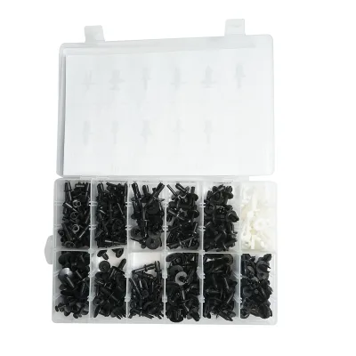 Kit universale di clip in plastica per auto da 350 pezzi - immagine 2