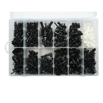 Kit universale di clip in plastica per auto da 350 pezzi - immagine 4