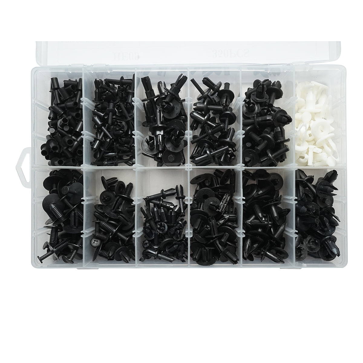 Kit universale di clip in plastica per auto da 350 pezzi - immagine 4