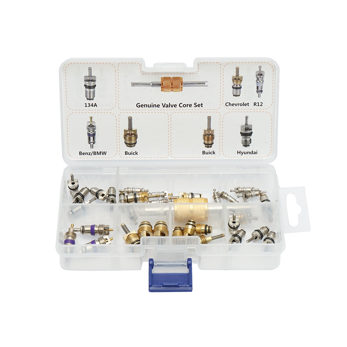 Kit valvola aria condizionata con chiave Breckner Germany - immagine 4