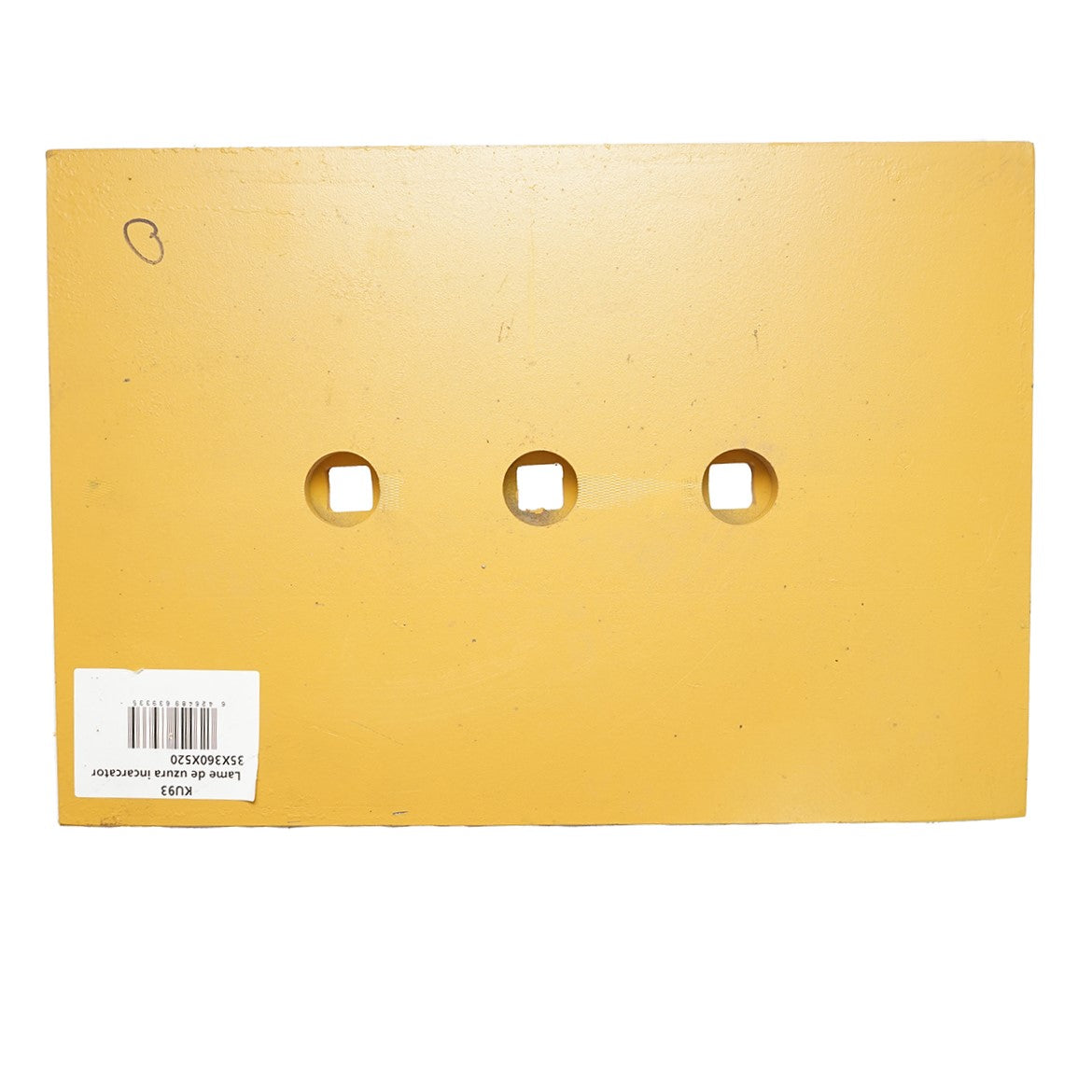 Lama antiusura per caricatore Komatsu codice OEM 42177H2260 DBF - immagine 4
