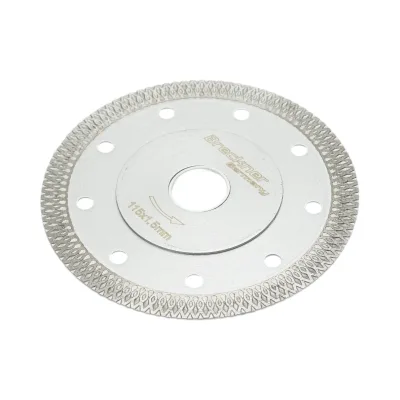 Lama diamantata turbo continua 115x1,5x22,23 mm, taglio a secco/umido per ceramica dura, piastrelle, piastrelle per pavimenti Breckner Germany - immagine 2