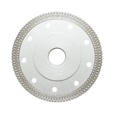 Lama diamantata turbo continua 115x1,5x22,23 mm, taglio a secco/umido per ceramica dura, piastrelle, piastrelle per pavimenti Breckner Germany - immagine 3