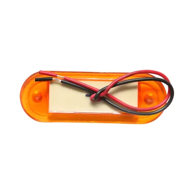 Lampada  con LED gialla, 12V/24V, Breckner Germany. - immagine 3