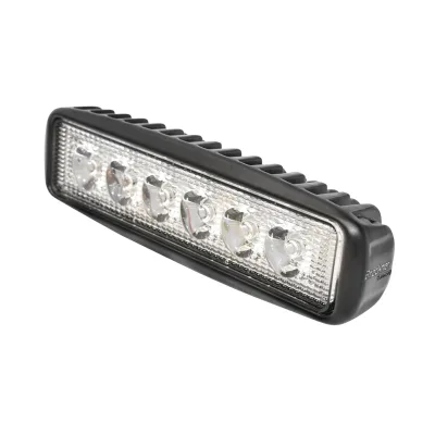 Lampada a barra con 6 LED 10-60V 18W angolo di fascio 30 gradi tipo spot 160x43x42mm Breckner Germany - immagine 2