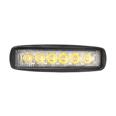 Lampada a barra con 6 LED 10-60V 18W angolo di fascio 30 gradi tipo spot 160x43x42mm Breckner Germany
