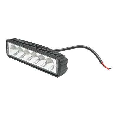 Lampada a barra con 6 LED 10-60V 18W fascio luminoso 60 gradi tipo flood 160x43x42mm Breckner Germany - immagine 3