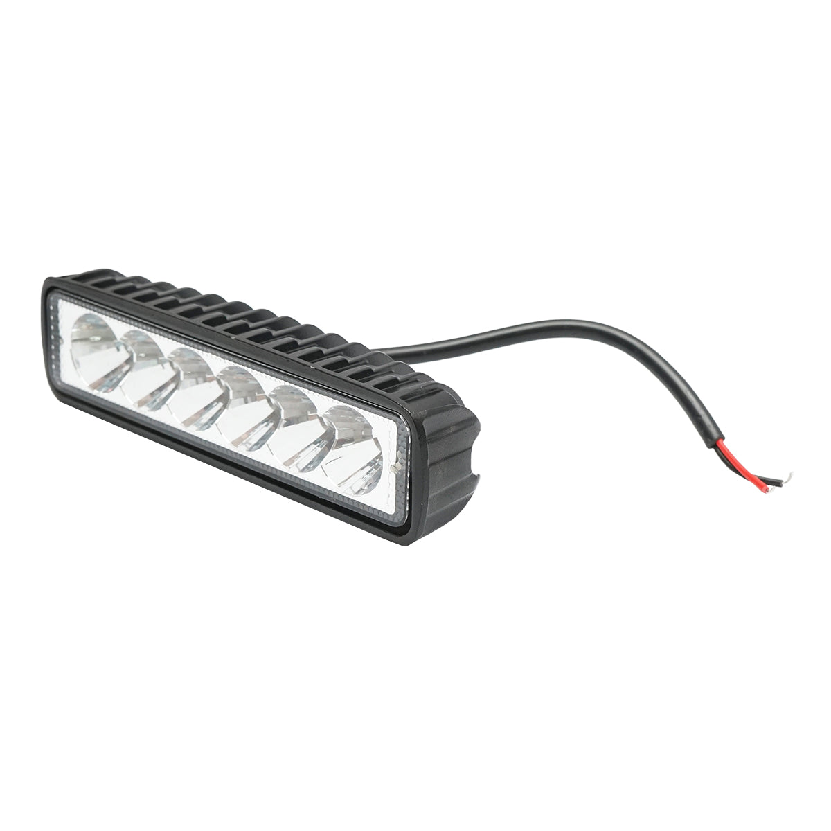 Lampada a barra con 6 LED 10-60V 18W fascio luminoso 60 gradi tipo flood 160x43x42mm Breckner Germany - immagine 3