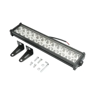 Lampada a barra LED 12-24V, 72W, 24 LED con accessori di montaggio 320x63x37mm - immagine 2
