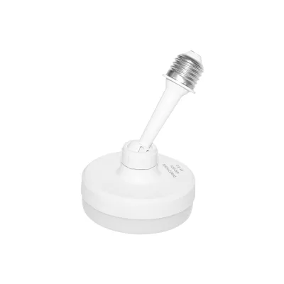 Lampada a lampadina LED E27, 6W, 220V, IP20, lampada orientabile a 360 gradi con presa interna/esterna - immagine 4