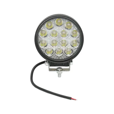 Lampada con 14 LED 10-30V 42W angolo di fascio 30 gradi tipo spot 114x114x61mm Breckner Germany