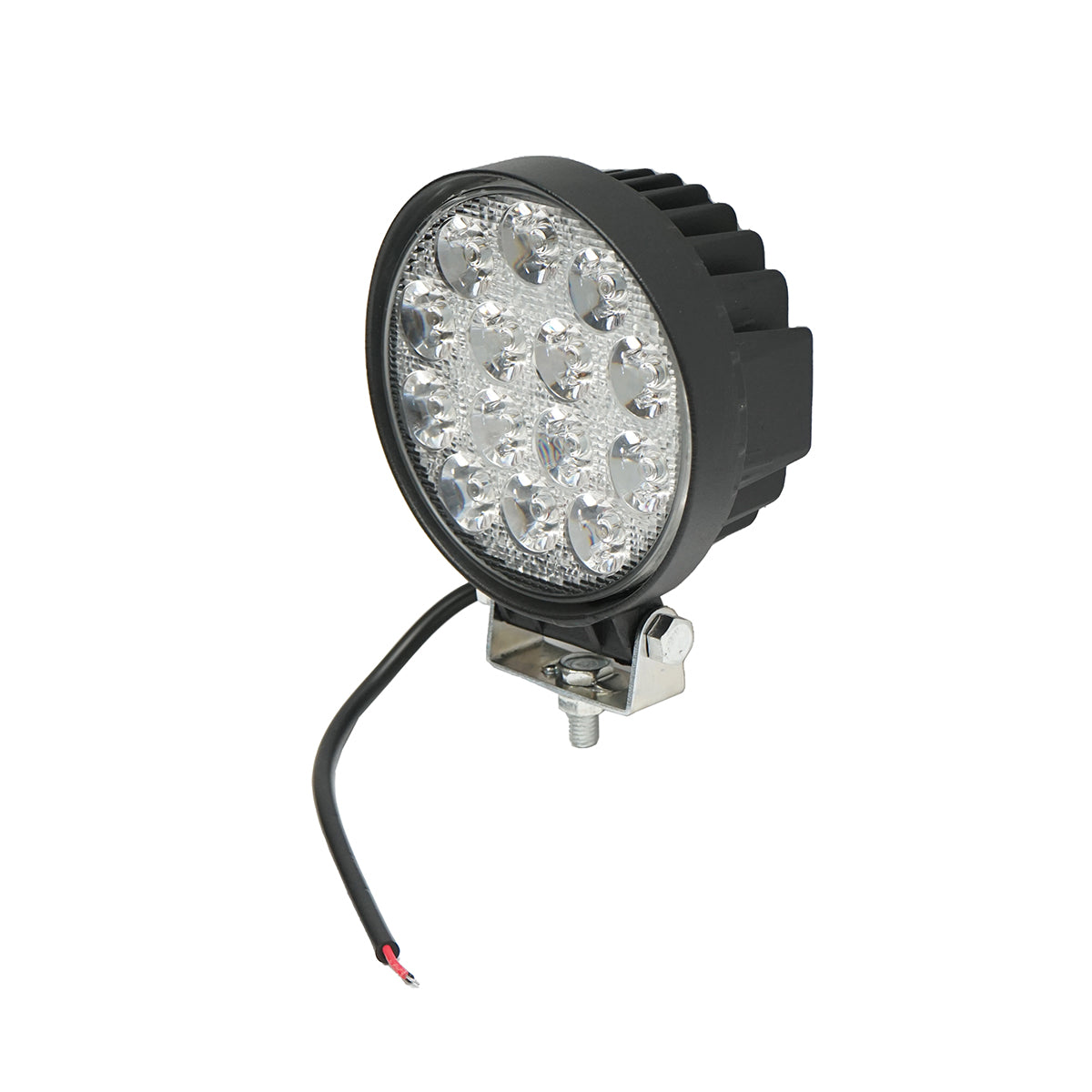 Lampada con 14 LED 10-30V 42W angolo di fascio 30 gradi tipo spot 114x114x61mm Breckner Germany - immagine 2