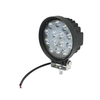 Lampada con 14 LED, 10-30V, 42W, angolo di radiazione 60°, rotonda. - immagine 2