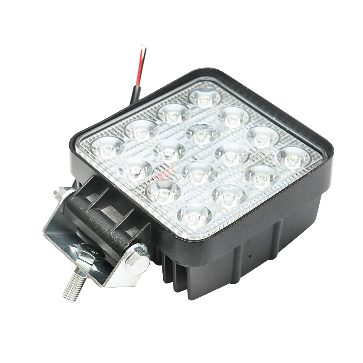 Lampada con 16 LED, 10-30V, 48W, angolo di radiazione 30°, tipo spot, 108x108x57mm, Breckner Germany - immagine 2