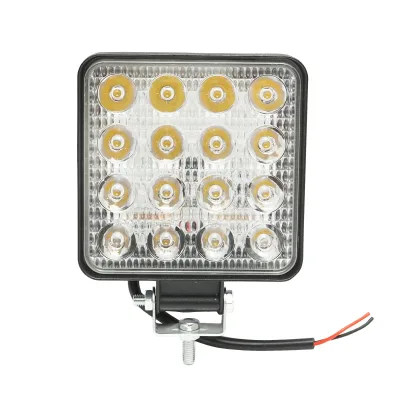 Lampada con 16 LED, 10-60V, 48W, angolo di radiazione 60°, quadrata, Breckner Germany
