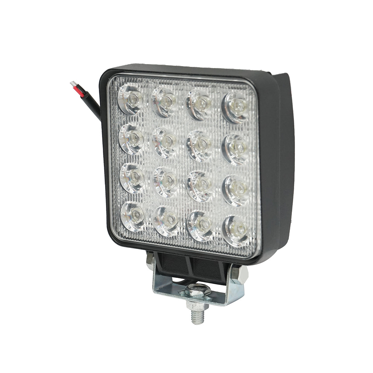 Lampada con 16 LED, 10-60V, 48W, angolo di radiazione 60°, tipo flood, 108x108x57mm, Breckner Germany - immagine 2