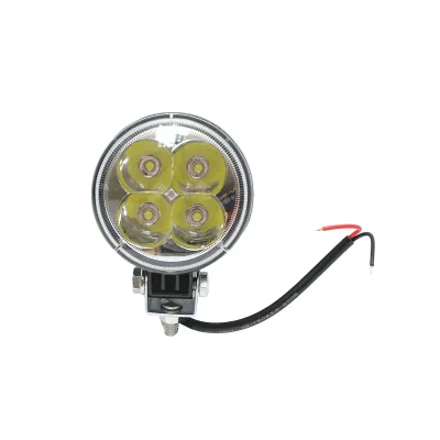 Lampada con 4 LED 10-30V 12W, angolo del fascio 30 gradi, tipo spot 6400K Breckner Germany