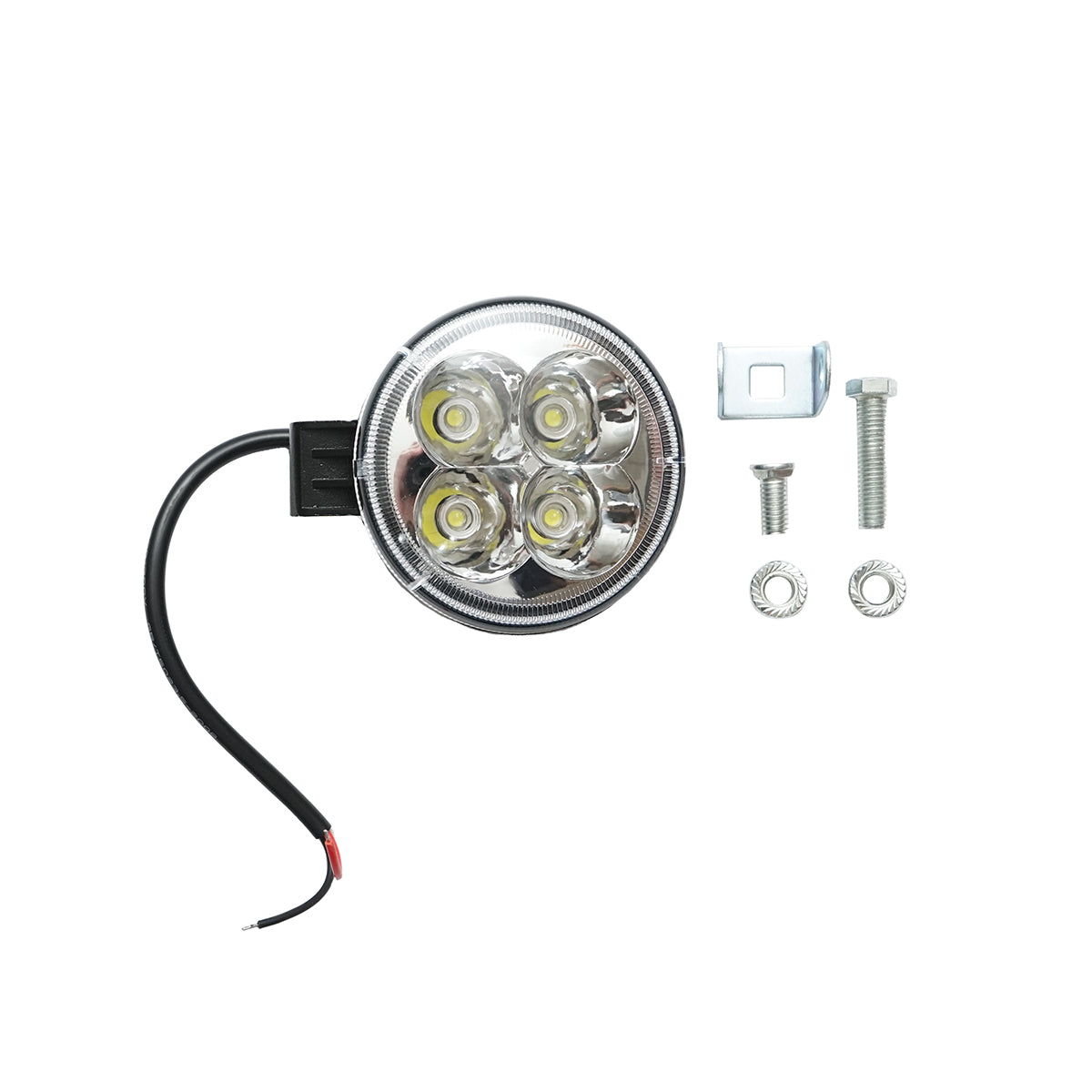 Lampada con 4 LED 10-30V 12W, angolo del fascio 30 gradi, tipo spot 6400K Breckner Germany - immagine 3