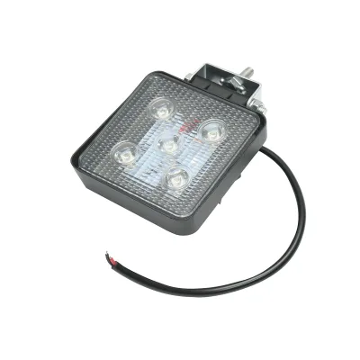 Lampada con 5 LED, 10-30V, 15W, angolo di radiazione 30°, tipo spot, 108x108x36mm, IP67, 6000K, Breckner Germany - immagine 4
