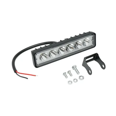 Lampada con 6 LED e lente, 10-60V, 18W, angolo di radiazione 60°, quadrata - immagine 3