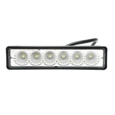 Lampada con 6 LED SMD, 10-60V, 9W, angolo di radiazione 60°, tipo flood