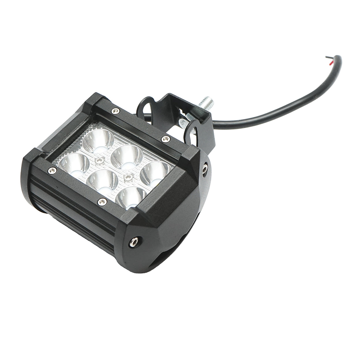 Lampada con 6 LED, 10-30V, 18W, angolo di radiazione 30°, tipo spot, 4/9,8 cm, 6000K, IP67, Breckner Germany. - immagine 3