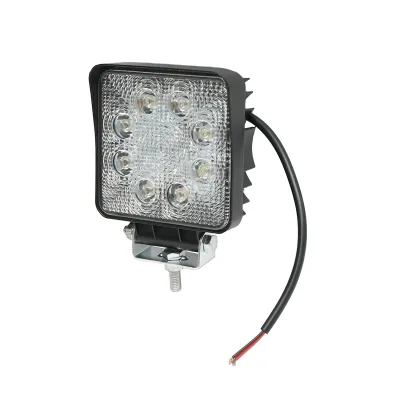 Lampada con 8 LED, 10-60V, 24W, angolo di radiazione 30°, tipo spot, 107x107x51mm, 6000K, IP67, Breckner Germany - immagine 2