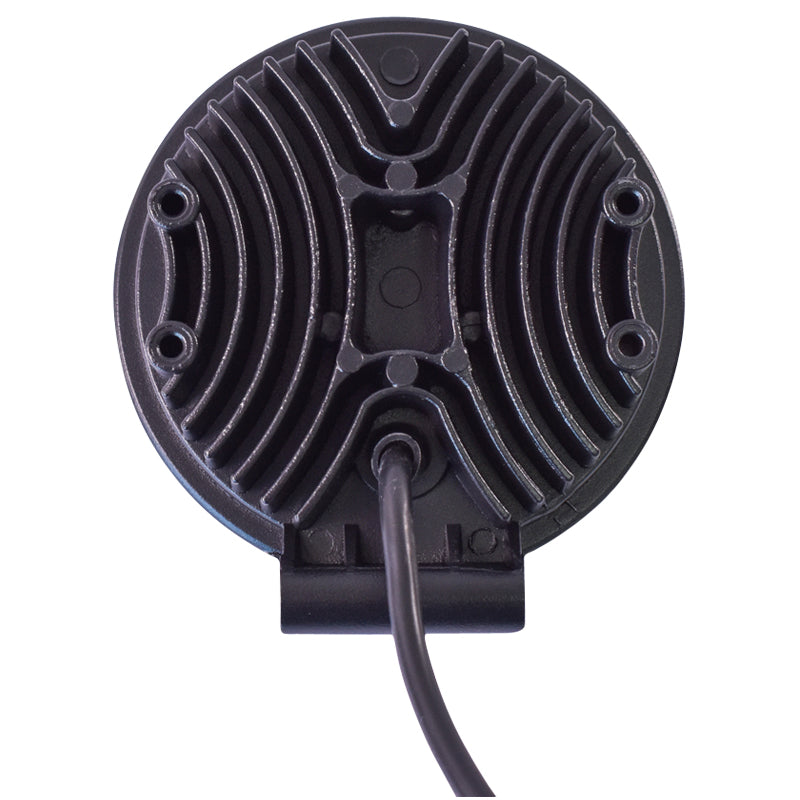 Lampada con 8 LED, 10-60V, 24W, angolo di radiazione 30°, tipo spot, 114x114x48mm, IP67, 6000K, Breckner Germany - immagine 2