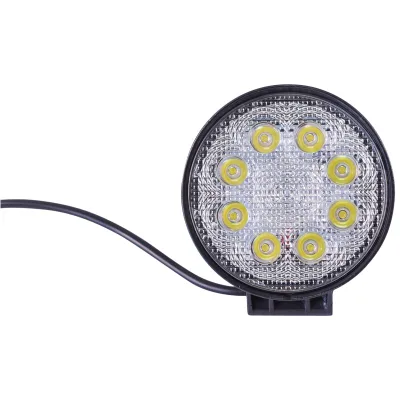 Lampada con 8 LED, 10-60V, 24W, angolo di radiazione 30°, tipo spot, 114x114x48mm, IP67, 6000K, Breckner Germany