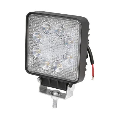 Lampada con 8 LED, 10-60V, 24W, angolo di radiazione 60°, quadrata. - immagine 2