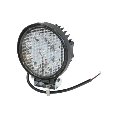 Lampada con 9 LED, 10-60V, 27W, angolo di radiazione 30°, tipo spot, 114x114x48mm, 6000K, IP67, Breckner Germany. - immagine 2