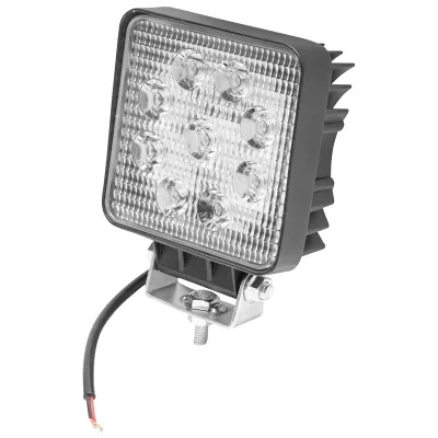 Lampada con 9 LED, 10-60V, 27W, angolo di radiazione 60°, quadrata - immagine 2