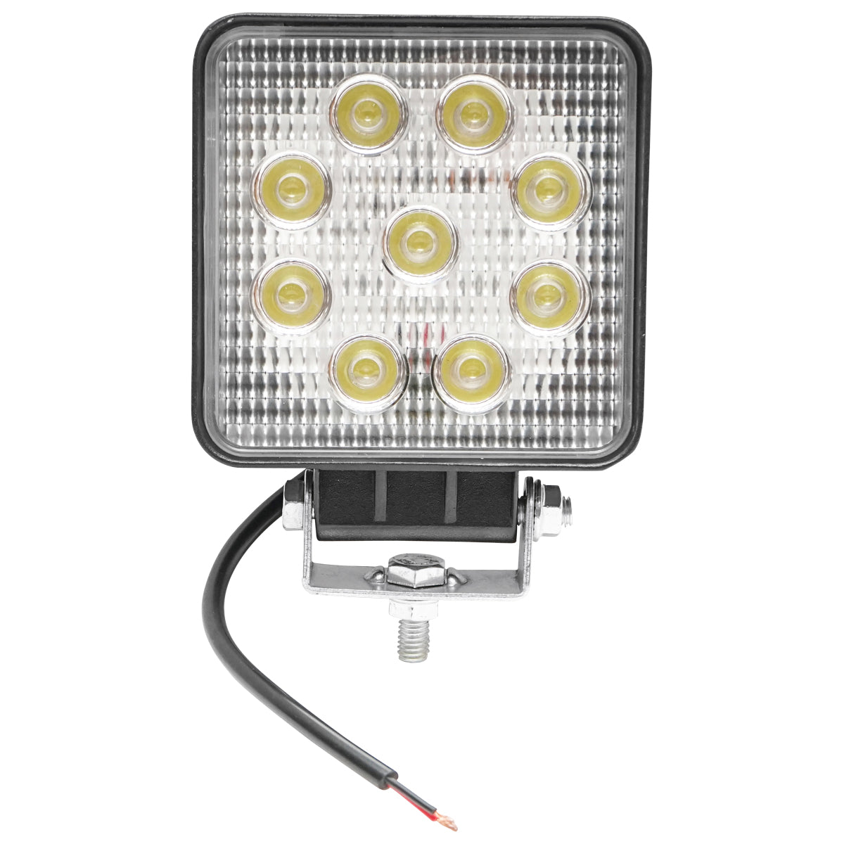 Lampada con 9 LED, 10-60V, 27W, angolo di radiazione 60°, quadrata