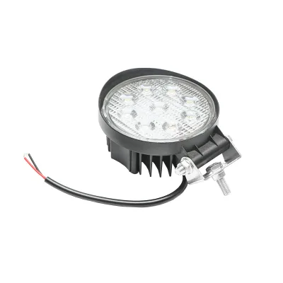 Lampada con 9 LED, 10-60V, 27W, angolo di radiazione 60°, tipo flood, 6000K, 107x107x51mm, IP67, Breckner Germany. - immagine 3