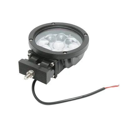 Lampada con 9 LED, 10-60V, 45W, angolo di radiazione 30°, tipo spot, lente 4D, 139x139x74mm, IP67, 6000K, Breckner Germany. - immagine 2