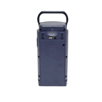 Lampada da lavoro portatile a LED con batteria 6V 4Ah, USB, 100x95x200mm - immagine 3