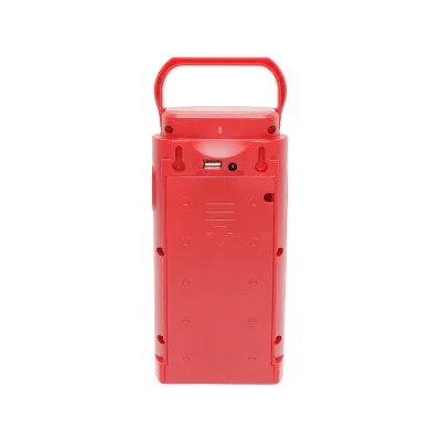 Lampada da lavoro portatile a LED con batteria 6V 4Ah, USB, 100x95x200mm - immagine 4