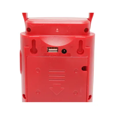 Lampada da lavoro portatile a LED con batteria 6V 4Ah, USB, 100x95x200mm - immagine 5