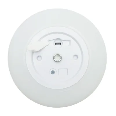 Lampada da tavolo LED ricaricabile per interni ed esterni, 2W, 3.7V 1200mAh, USB 5V 1A, luminosità regolabile, funzione memoria, IP65, bianca - immagine 4