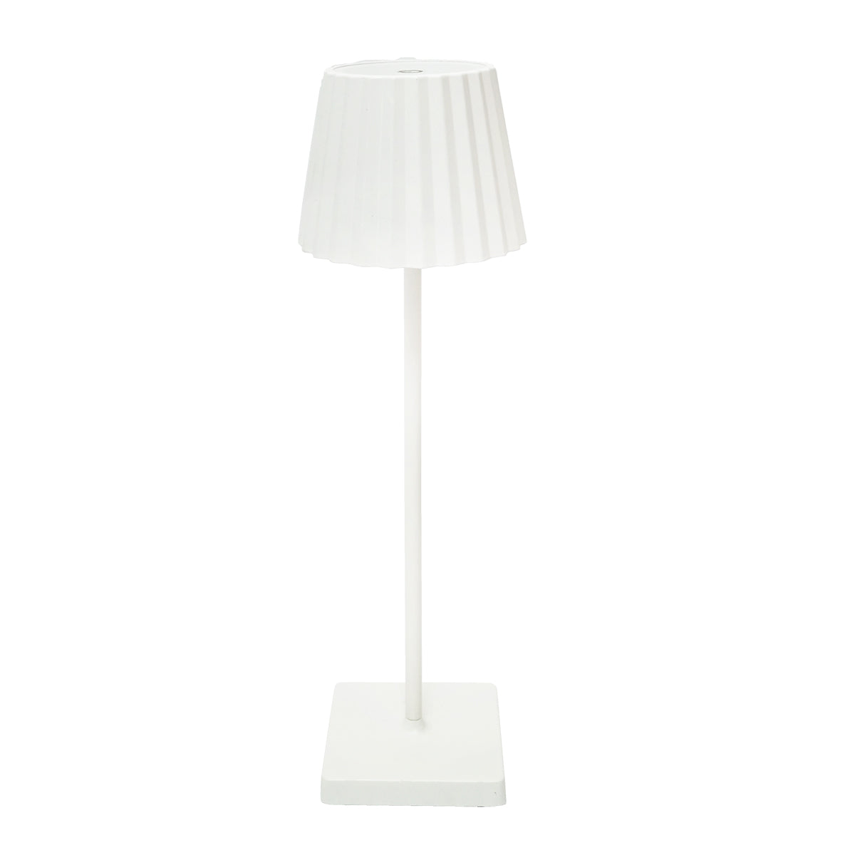 Lampada da tavolo LED, 3W, ricaricabile, 3.7V 1800mAh, USB 5V 1A, bianca, Breckner Germany