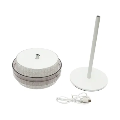 Lampada da tavolo touch LED bianca 3W, batteria 3,7V/1800mAh, ricaricabile tramite USB 5V/2A IP20 - immagine 5