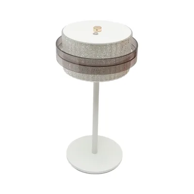 Lampada da tavolo touch LED bianca 3W, batteria 3,7V/1800mAh, ricaricabile tramite USB 5V/2A IP20 - immagine 2