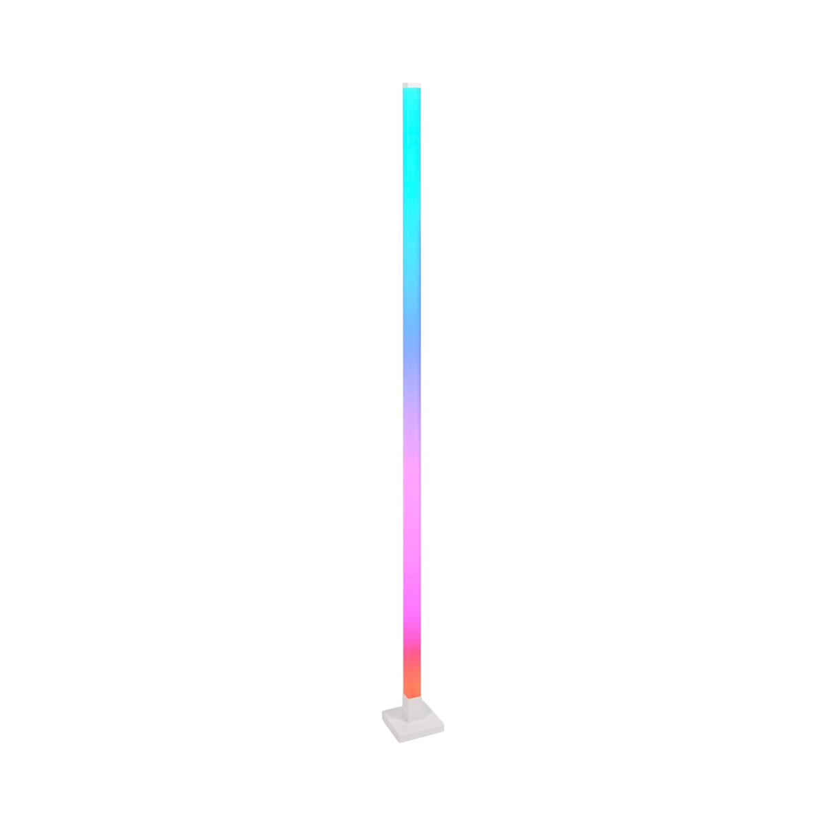 Lampada decorativa da pavimento LED RGB 4.8W dimmerabile, 240lm, modalità musica con telecomando, dimensioni 1500x125x125mm, IP20