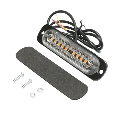 Lampada di ingombro a LED 12-24V, 10W, gialla, 10 LED 110x30x10mm - immagine 2